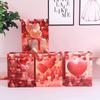 Bolso de mano Bronzing love comercio exterior transfronterizo bolsa de cartón blanco super tienda de regalos venta al por mayor en stock bolsa de regalo de San Valentín