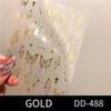 Arte de Uñas Líquido Calcomanía Mariposa Nuevo Hueco Láser Plata Caliente Colorido Delgado Resistente DH Mariposa Adhesivo Calcomanía para Uñas