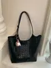 Bolso de Mimbre de Gran Capacidad para Mujer 2026 Verano Nuevo Bolso de Hombro Sencillo para el Trabajo Viaje Diario Bolso Tote