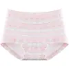 Calzoncillos tipo bóxer de algodón antibacteriano para mujer con entrepierna extendida, calzoncillos tipo bóxer para niña estilo Fair Isle vintage