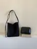Bolso cubo estampado de leopardo, gran capacidad, nueva colección otoño 2026, bolso de hombro de gamuza, bolso cruzado, bolso tote para el día a día
