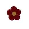 Etiqueta Bordada de Flor Colorida para Bolsa de Computador, Acessórios de Vestuário, Patch Adesivo, Patch de Tecido Bordado