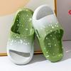 Chinelo infantil popular com gradiente verão novo meninos e meninas para casa interior e exterior antiderrapante moda sandálias pai-filho