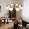 Uau, Luminária Persimmon Feita Sob Medida em Estilo Vintage, Luminária Bauhaus para Proteção dos Olhos, Lustre para Sala de Estar, Lustre Retro Francês para Hall
