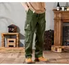 Pantalones de trabajo multibolsillos, pantalones cargo de pierna recta para hombre, nuevo estilo vintage, holgados y duraderos, adecuados para primavera y otoño, 2026 modernos y versátiles