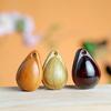 Artesanía de bricolaje hecha a mano de sándalo tallado en un cubo de oro con texto creativo que juega con la personalidad, cadena para teléfono móvil, llavero, accesorios de joyería, colgante