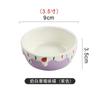Plato para Salsa Personalizado de 3.5 pulgadas, Bol de Cerámica para Salsa, Bol y Plato de Cerámica de Alta Calidad para Uso Doméstico, Vajilla de Color Bajo Esmalte Resistente a Altas Temperaturas