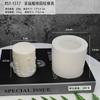 Molde de Silicone para Vela Aromática Cilíndrica de Natal Sabonete Artesanal DIY Enfeites de Gesso Molde de Vela Bola de Natal