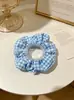 Directo del fabricante: Cintas para el pelo de tela a cuadros coloridas y sencillas, diademas pequeñas estilo Chanel para niñas, cordones para el pelo, cintas para el pelo