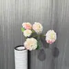 Flores Artificiales con 6 Cabezas de Carpa Koi, Peonía y Dragón para Decoración de Bodas y Arreglos Florales