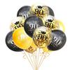 Amazon 16 18 30 40 50 60 Años Set de Globos con Confeti Decoración para Fiesta de Cumpleaños de Adultos