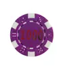 Fichas de Flor de Dados, Fichas Estampadas en Oro, Fichas de Póker Texas Hold'Em, Fichas de Número de Competición, Patrones de Diseño de Fichas para Tablero de Juego de Monedas