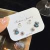 Pendientes Divertidos de Halloween Transfronterizos Europeos y Americanos Pendientes de Monstruo traje Aguja de Plata Diablo Lindos Pequeños Pendientes Personalizados