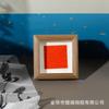 Moldura de foto em branco para caligrafia novo estilo chinês moldura longa autoportante moldura para pintura caligrafia chinesa moldura de quebra-cabeça moldura de foto de parede atacado