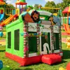 Venda Quente Parque de Diversões ao Ar Livre Castelo Inflável para Crianças Escorregador Inflável Castelo Pula-Pula Playground com Trampolim Castelo Travesso para Pais e Filhos