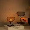 Candelabros de Hierro Forjado Estilo Europeo Transfronterizos, Quemadores de Aromaterapia con Velas, Artículos de Decoración para el Hogar con Atmósfera Festiva, Adornos de Artesanía de Hierro