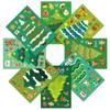 Adesivos de decoração de árvore de Natal vários adesivos de conta de mão criativa de árvore de Natal adesivos decoração DIY personalizada