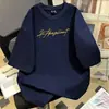 Estilo Retro Americano Tendencia Nacional Manga Corta Hombre Verano Nuevo Cuello Redondo Camiseta Estampada Unisex Holgada Ins Tops de Pareja