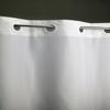 Cortina de Ducha de Poliéster Estilo Americano Minghe Cortina Divisoria de Baño Impermeable Tejido Plano Opaco Cortina Colgante Sin Instalación