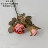 Flores Artificiales de Doble Cabeza Rosas de Humo Seco de Verano Estilo Ins Fabricante de Flores Artificiales Decoración del Hogar Artesanía al por Mayor Transfronteriza