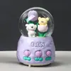 Bola de Cristal Musical con Nieve y Luz Estilo Ins Soñador Nube Flotante Canción de Amor, Exquisito Regalo para Niñas, Dropshipping