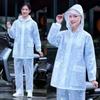 Conjunto Engrosado de Impermeable y Pantalones de Lluvia Impermeable para Todo el Cuerpo Hombres y Mujeres Viajes al Aire Libre Montañismo Bicicleta Vehículo Eléctrico Impermeable Reflectante