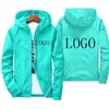Jaqueta Masculina Plus Size Transfronteiriça Primavera e Outono ao Ar Livre Casual com Capuz Corta-vento Estilo Coreano Casaco Fino com Capuz