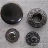 831# botón de presión de metal hierro cobre acero inoxidable hebilla oculta botón de presión blanco eléctrico plateado botón de jeans