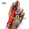 Llavero Creativo Lindo de Dibujos Animados Flash Minnie Mickey Pegamento Suave Trendy Play Pareja Luminoso Tridimensional Juguete Colgante para Bolsa
