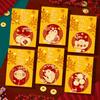 Ruishang 2027 Año de la Cabra Nuevos Sobres Rojos Vietnamitas Creativos Bolsas de Dinero de la Suerte del Zodiaco Año Nuevo Paquete Rojo del Festival de Primavera Venta al por Mayor