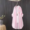 Nueva Camisa Larga de Gasa para Mujer Ropa con Protección Solar Manga Larga Diseño de Moda Holgada Versátil Elegante Ropa de Abrigo para Mujer