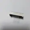Tubo Digital LED com Slot de 0,76 polegadas Luz Vermelha de Alto Brilho Linha Única 7 Pinos Pé Inferior Display de Relógio 3642R
