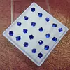 E392 "Loja de 2 yuans Joias Brilham Brincos de Cristal Cubo d'Água Brincos de Zircônia Presentes Venda Quente"