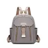 Mochila transfronteriza versión coreana para mujer otoño 2026 nueva elegante PU personalizada mochila de viaje para mujer moderna mochila escolar para estudiante