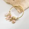 Joias de Moda Heming Aço Inoxidável Estrela do Mar Tartaruga Concha Água-viva Liga Acessórios Pingente Pulseira para Mulheres