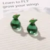 Acessórios de Resina Gotejando Óleo de Pera Pera Fruta Estéreo Artificial Pulseira Colar Brincos Pingente Feminino DIY