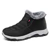 Zapatos de Algodón para Mujer Invierno Zapatos Nuevos para Mujer Comercio Exterior Zapatos para Caminar de Pareja con Forro Polar Botas de Nieve Gruesas para Mujer