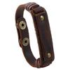 Fabricantes de Joyería de Exportación Retro Europea y Americana Ventas Directas Pulseras de Cuero Trenzado Pulseras Punk Pulseras de Cuero de Vaca para Hombre