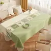 Toalha de Mesa Morandi Impermeável e à Prova de Óleo, Não Lavável, Luxo Leve, Sensação de Alta Qualidade, Resistente a Arranhões, Resistente ao Calor, Novo Modelo 2025