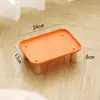 Plataforma de Alimentación para Gatos con Ajuste de Altura, Soporte Universal Engrosado Antideslizante para Alimentación de Mascotas, Soporte Elevado para Protección del Cuello para Beber y Comer
