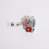 Serie Médica Acrílico Retráctil Giratorio Carrete para Insignia Regalo de Cuidado Médico Hebilla de Identificación Hebilla de Tirón Fácil