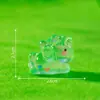 Miniaturas de unicórnios brilhantes para micro-paisagens, decorações criativas de luz noturna, acessórios DIY para paisagismo de jardins e pequenos enfeites decorativos