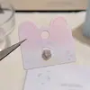 Colección de Pendientes de Hueso de Titanio Estilo Coreano, Pendientes de Lujo Ligero con Lazo para Mujer, Accesorios Sencillos para Orejas con Pasador de Plata S925