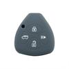 Funda de silicona para llave de control remoto de coche Toyota Corolla, cubierta protectora para carcasa de llave de coche Camry