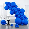 Conjunto de Balões de Látex Azul Royal com 126 Peças Adequado para Casamentos, Aniversários, Dia dos Namorados e Outras Ocasiões