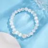 Pulsera de Piedra Ojo de Gato de Loto para Mujer, Atrae Riqueza y Buena Fortuna, Colgante Cuadrado, Pulsera Exquisita de Vaina de Loto de Lujo Ligero, Artículo Versátil de Tendencia de Nicho de Gama Alta