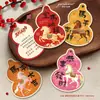 2026 Año Nuevo Año del Caballo Etiquetas Colgantes Personalizadas con Forma de Calabaza Tarjetas de Bendición Especiales de Año Nuevo Tarjetas Decorativas de Recuerdo Diseño e Impresión