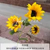 Flor Artificial de Girassol Enfeites para Mesa de Centro de Sala de Estar Decoração de Chão para Caminho de Casamento Material de Flor Estilo Pastoral Personalização de Flores