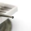 Cuchillo para tallar aceitunas en miniatura de 2,35 pulgadas, máquina de dientes con letras de acero inoxidable, cabezal de afilado con lima rotatoria de acero de tungsteno, fresa tipo T con forma de rueda