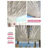 Cortinas de Techo de Gasa de Moda, Cortinas de Gasa que se Mueven con el Viento para Decoración de Hotel y Casa de Huéspedes, Toldo de Sombrilla con Forma de Ola para Restaurante y Zona Escénica Exterior junto al Mar